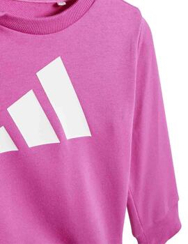 Chándal Adidas I BL FT Jog 240 Fucsia