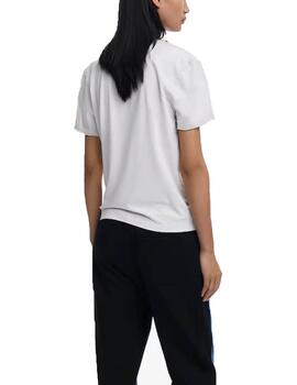 Camiseta Desigual Mickey Joker Crudo Mujer