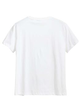 Camiseta Desigual Mickey Mouse MC Blanco Mujer
