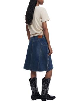 Camiseta Desigual Brandy MC Crudo Mujer