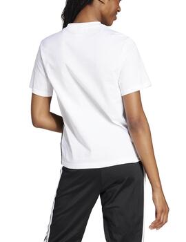Camiseta Adidas W 3S SJ T Blanco/Negro Mujer