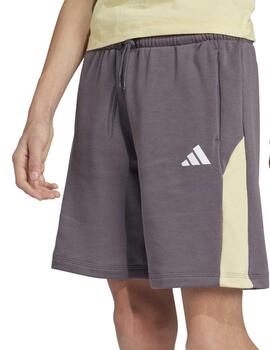 Pantalón corto Adidas J CB Gris/Amarillo