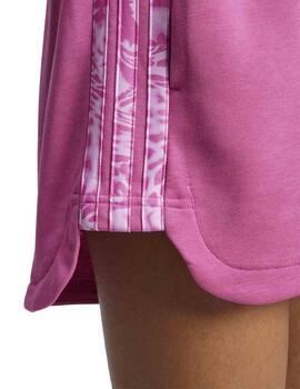 Short Adidas W AOP 3S Fucsia Mujer