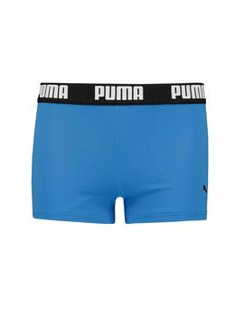Bañador Puma Swim Logo Boxer Azul Niño