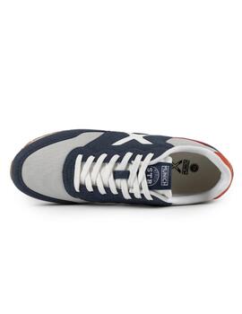 Zapatillas Munich Dash 249 Gris/Azul Hombre