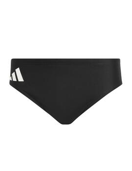 Bañador Adidas Slip Solid Negro/Blanco