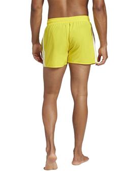 Bañador Adidas 3S BLD SH 3IN Amarillo/Bco Hombre