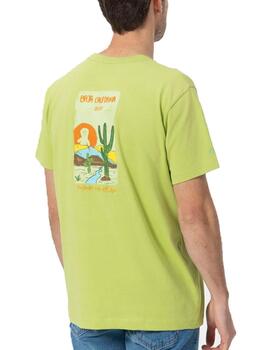 Camiseta elPulpo Desierto Verde Hombre