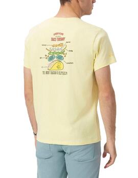 Camiseta elPulpo The Best Tacos Amarillo Hombre