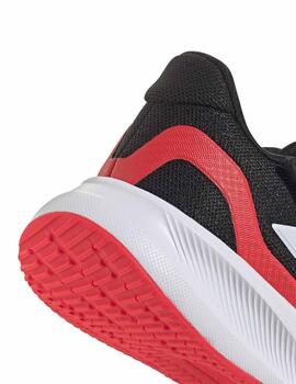 Zapatillas Adidas RunFalcon 5 EL C Negro/Rojo