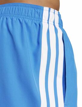 Bañador Adidas 3S BLD SH 3IN Royal/Blanco