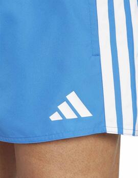 Bañador Adidas 3S BLD SH 3IN Royal/Blanco