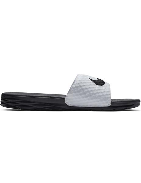 Relámpago toxicidad Dependiente Chanclas Nike Benassi Solarsoft Blanco