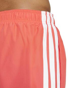 Bañador Adidas 3S BLD SH 3IN Rojo/Bco Hombre