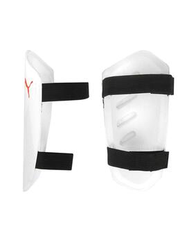 Espinilleras Puma ULTRA Light Strap Blanco/Naranja