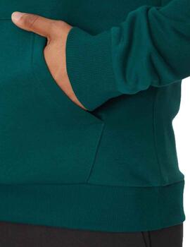 Sudadera Reebok Identity Small Logo Verde Hombre
