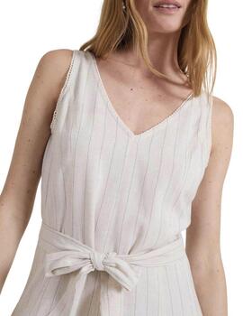 Vestido Naf Naf Ray Beige Mujer