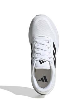 Zapatillas Adidas RunFalcon 5 J Blanco/Negro