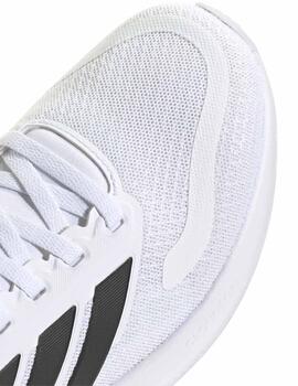 Zapatillas Adidas RunFalcon 5 J Blanco/Negro