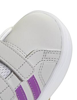 Zapatillas Adidas VS Pace 2.0 CF I Gris/Rosa