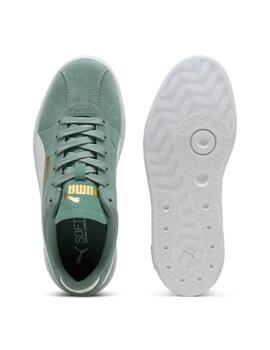 Zapatillas Puma Club II Jr Verde/Blanco