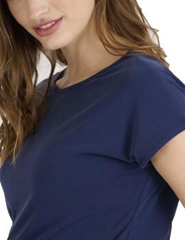 Camiseta Naf Naf Tala MC Marino Mujer