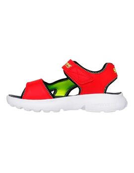 Sandalias Skechers Razor Splash AB Rojo