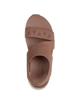 Sandalias Skechers Arch Fit BD Marron Mujer
