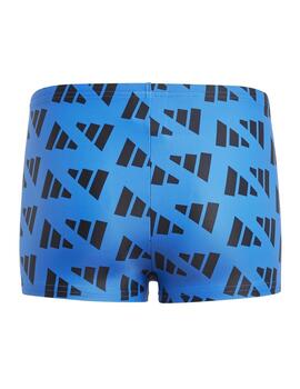 Bañador Adidas BRD GFX BX BY Boxer Azul/Negro Niño