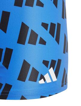 Bañador Adidas BRD GFX BX BY Boxer Azul/Negro Niño
