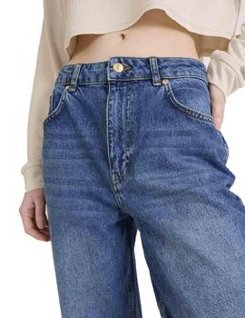 Pantalón Naf Naf Mom Jasmin Denim Mujer