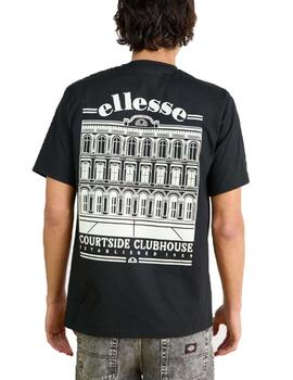 Camiseta Ellesse Courtside Club MC Negro Hombre