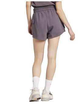 Short Adidas W SL FT Gris Mujer