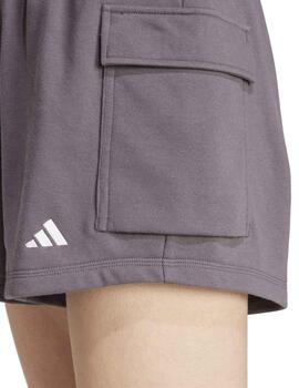Short Adidas W SL FT Gris Mujer
