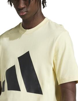 Camiseta Adidas M BL SJ Amarillo Hombre