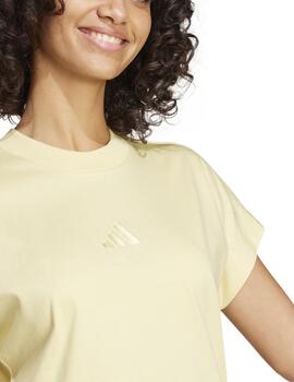 Camiseta Adidas W ALL SZN Amarillo Mujer