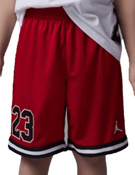Conjunto Jordan JDB Play-Off Blanco/Rojo Niño