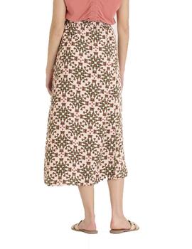 Falda Naf Naf Santia Beige/Multicolor Mujer