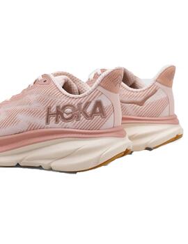 Zapatillas Hoka W Clifton 9 Rosa Mujer
