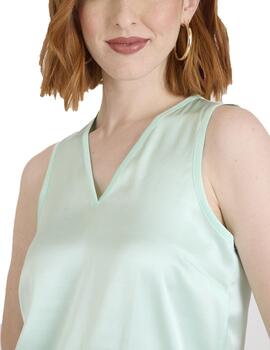 Blusa Naf Naf Fauve SM Verde Claro Mujer