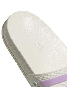 Chanclas Adidas Adilette Shower K Crudo/Lila