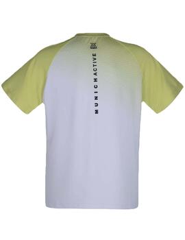 Camiseta Munich Masters MC Blanco/Verde Hombre