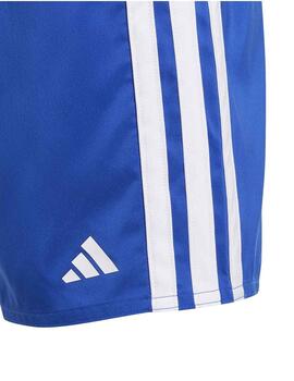 Bañador Adidas 3S Short BY Azul/Blanco Niño
