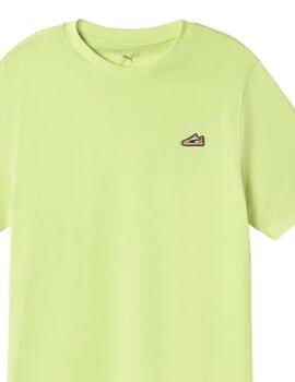 Camiseta Puma Mens Sneaker Verde Hombre
