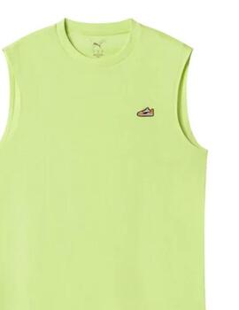 Camiseta Puma Mens Sneaker Tank Verde Hombre