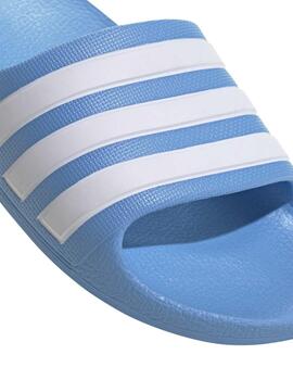 Chanclas Adidas Adilette Aqua K Azul/Blanco