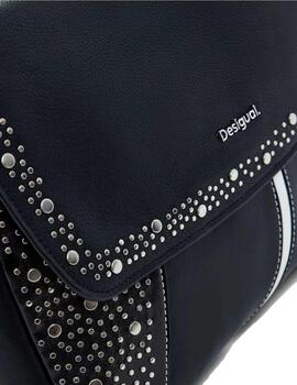 Bolso Desigual Punkette Posadas Negro Mujer