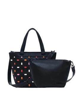 Bolso Desigual Fantasía Valdivia Negro Mujer