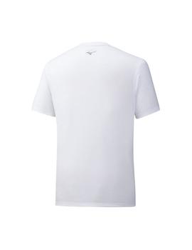 Camiseta Mizuno Impulse Core Wild Bird Blanco