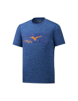Camiseta Mizuno Impulse Core Wild Bird Azul